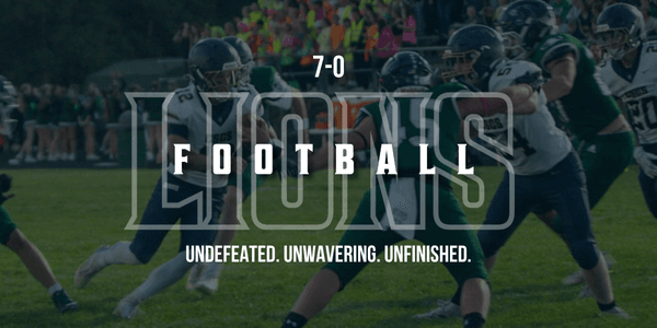 CSCS Football 7-0: UNDEFEATED. UNWAVERING. UNFINISHED.