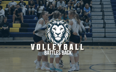 Lions Volleyball Battles Back